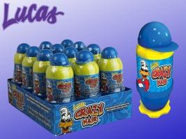 Lucas Crazy Hair Blue Raspberry 12ct